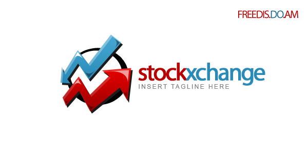PSD Логотип для фотошопа "Stockxchange"