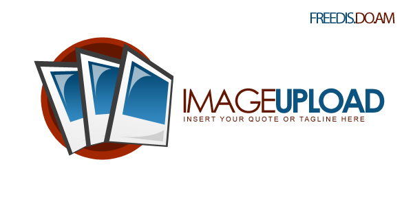 PSD Логотип для фотошопа "ImageUpload"